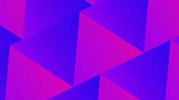 Fondo abstracto de forma de triángulo degradado azul rojo hermoso video
