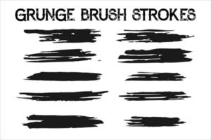 Grunge Lines And Strokes Vectors