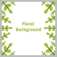 floral background. social media post background. vector