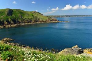 Sorel point Jersey UK North island Summer coastline photo