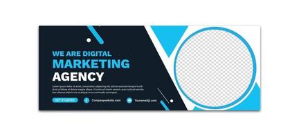 Digital Marketing template banner vector