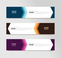 Vector Abstract Banner Design Web Template