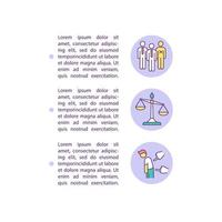 Detecting racism concept line icons with text. PPT page vector template with copy space. Brochure, magazine, newsletter design element. Fighting for social rights linear illustrations on white