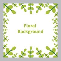 floral background. social media post background. vector