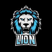 Angry lion jaguar mascot sport esport logo template