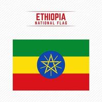 bandera nacional de etiopía vector