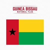 National Flag of Guinea Bissau vector