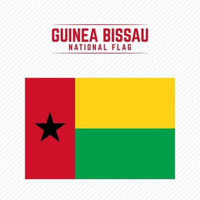 National Flag of Guinea Bissau