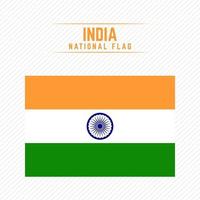 bandera nacional de la india vector