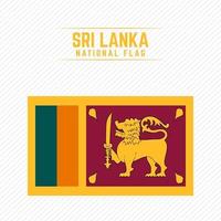 National Flag of Sri Lanka vector