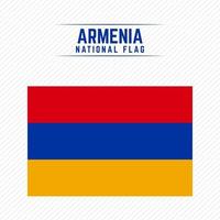 bandera nacional de armenia vector