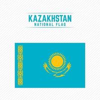 National Flag of Kazakhstan vector
