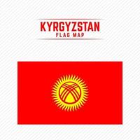 National Flag of Kyrgyzstan vector