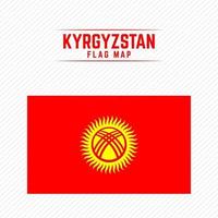 National Flag of Kyrgyzstan vector