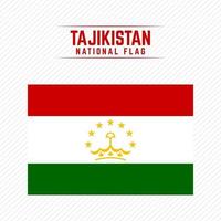 National Flag of Tajikistan vector