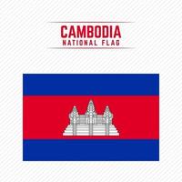 bandera nacional de camboya vector