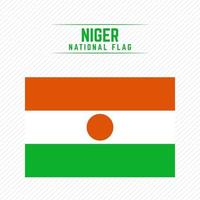 National Flag of Niger vector