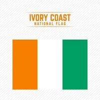 National Flag of Ivory Coast vector