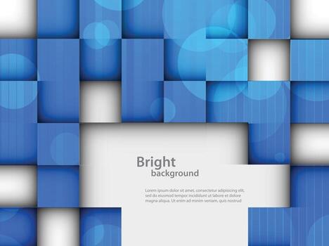 Bright Background With set of Square vector