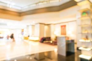 Abstract blur lobby and hotel interior photo