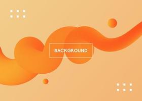 Abstract Gradient Background With Liquid Shapes vector