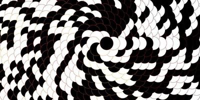 diseño vectorial de color naranja oscuro con formas circulares. diseño decorativo abstracto en estilo degradado con burbujas. nueva plantilla para un libro de marca. vector