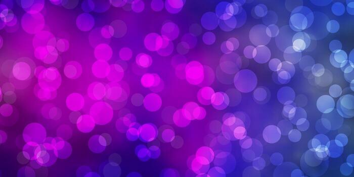 Light Blue, Red vector pattern with spheres. Abstract decorative design in gradient style with bubbles. Pattern for business ads.