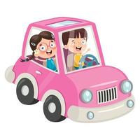 Cartoon Car For Children vector