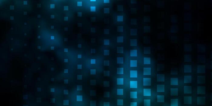 Dark BLUE vector template with rectangles. Colorful illustration with gradient rectangles and squares. Best design for your ad, poster, banner.