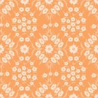 Floral folk damask pattern Fantasy flowers Floral geometric fantasy vector