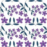 Folk flowers art pattern Floral abstract surface design  Seamless pattern vector