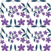 Folk flowers art pattern Floral abstract surface design  Seamless pattern vector