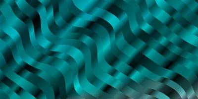 Light Green vector layout with wry lines. Colorful illustration, which consists of curves. Pattern for ads, commercials.