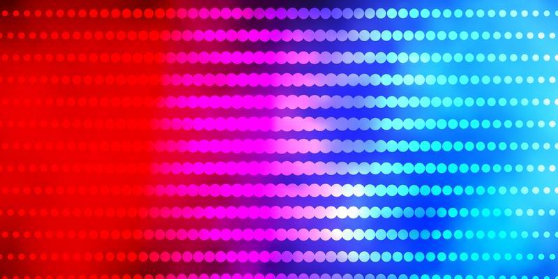 Light Blue, Red vector texture with circles. Glitter abstract illustration with colorful drops. Pattern for booklets, leaflets.