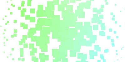 Light Green vector pattern in square style. Colorful illustration with gradient rectangles and squares. Best design for your ad, poster, banner.