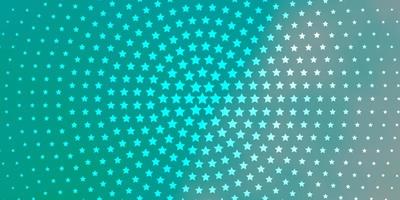 Light Green vector texture with beautiful stars. Shining colorful illustration with small and big stars. Theme for cell phones.