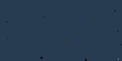 plantilla de vector gris oscuro con estrellas de neón. difuminar el diseño decorativo en un estilo sencillo con estrellas. patrón para sitios web, páginas de destino.