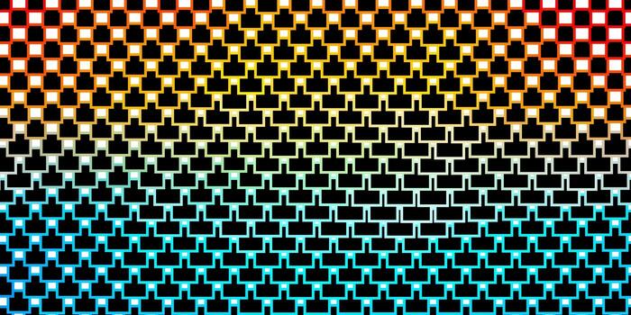 Light Blue, Red vector texture in rectangular style. Abstract gradient illustration with rectangles. Template for cellphones.