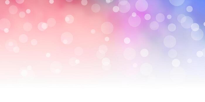 Light Blue, Red vector background with circles. Modern abstract illustration with colorful circle shapes. New template for your brand book.