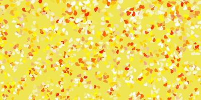 Light yellow vector pattern with abstract shapes.