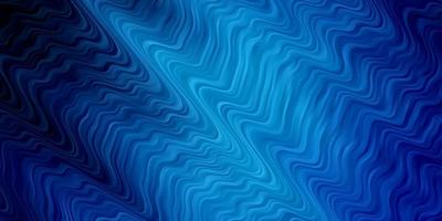 textura de vector azul claro con curvas. Ilustración abstracta con arcos degradados. patrón para anuncios, comerciales.