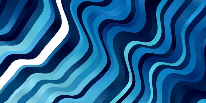Light BLUE vector backdrop with bent lines. Bright sample with colorful bent lines, shapes. Pattern for busines booklets, leaflets