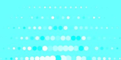 Light BLUE vector pattern with circles. Abstract decorative design in gradient style with bubbles. Pattern for websites, landing pages.