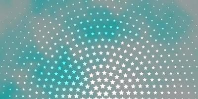 Light BLUE vector background with small and big stars. Colorful illustration in abstract style with gradient stars. Theme for cell phones.