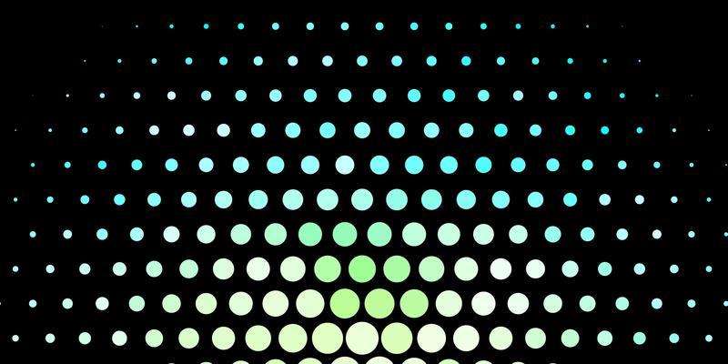 Dark BLUE vector background with bubbles. Illustration with set of shining colorful abstract spheres. Pattern for websites.