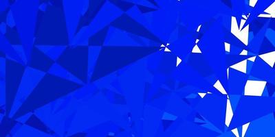 Dark blue vector template with triangle shapes.