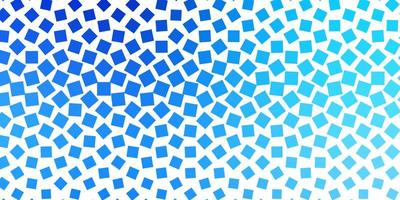 Light BLUE vector pattern in square style. Abstract gradient illustration with colorful rectangles. Best design for your ad, poster, banner.