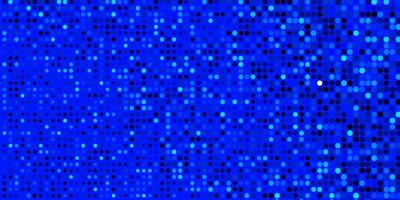 Dark BLUE vector background with bubbles. Glitter abstract illustration with colorful drops. Pattern for websites.