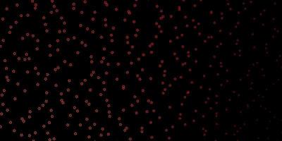 Dark Red, Yellow vector background with colorful stars. Colorful illustration with abstract gradient stars. Pattern for new year ad, booklets.