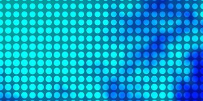 Light BLUE vector background with circles. Colorful illustration with gradient dots in nature style. Pattern for websites, landing pages.